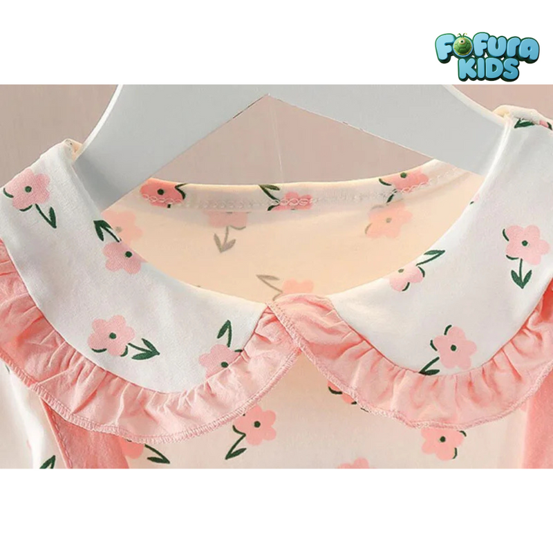 Conjunto vestido florido - Fofura Kids