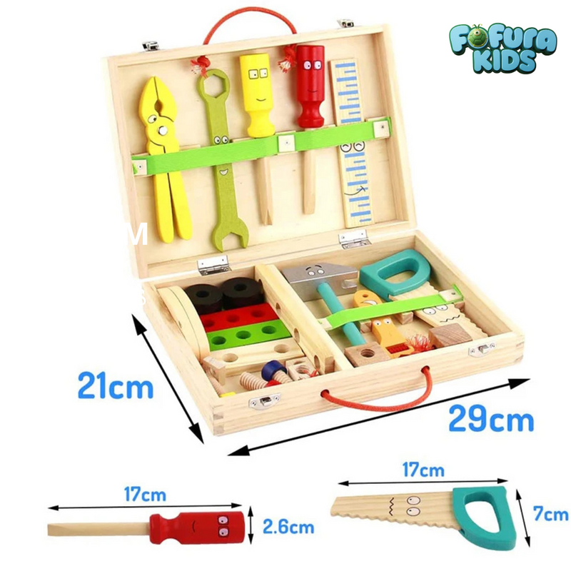 Kit de ferramentas Montessori - Fofura Kids