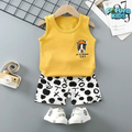 Kit verão casual - Camiseta Regata + Short - Fofura Kids