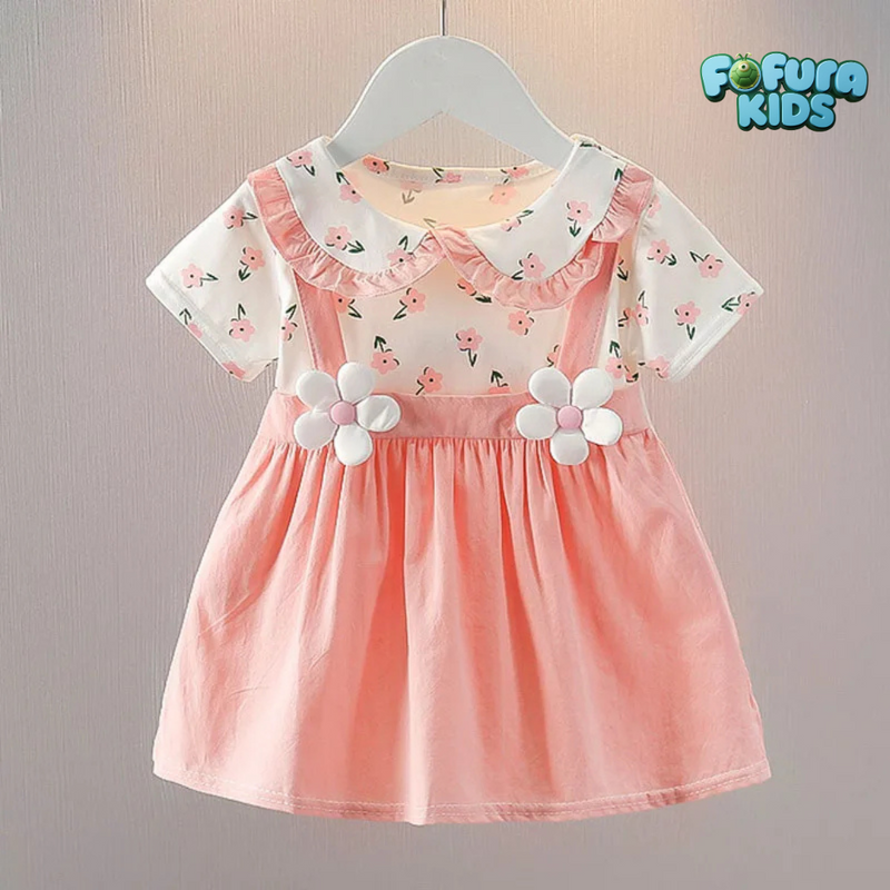 Conjunto vestido florido - Fofura Kids