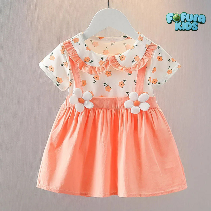 Conjunto vestido florido - Fofura Kids